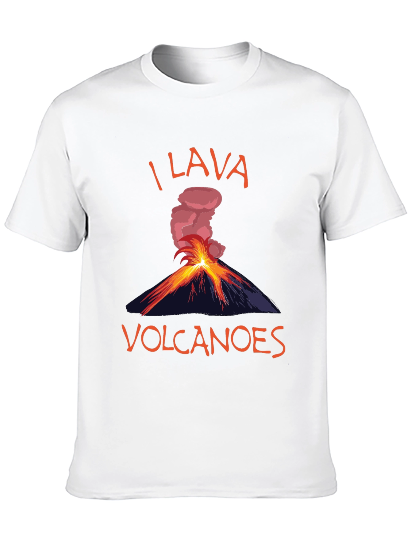 I Lava Volcanoes T-Shirt Funny Graphic Tee