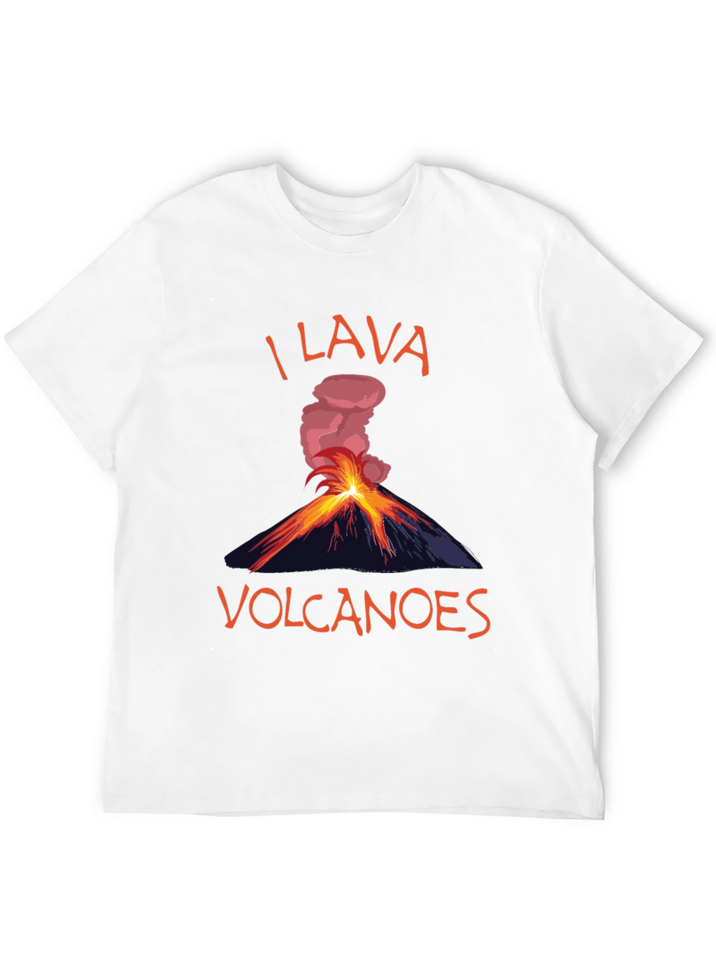 I Lava Volcanoes T-Shirt Funny Graphic Tee