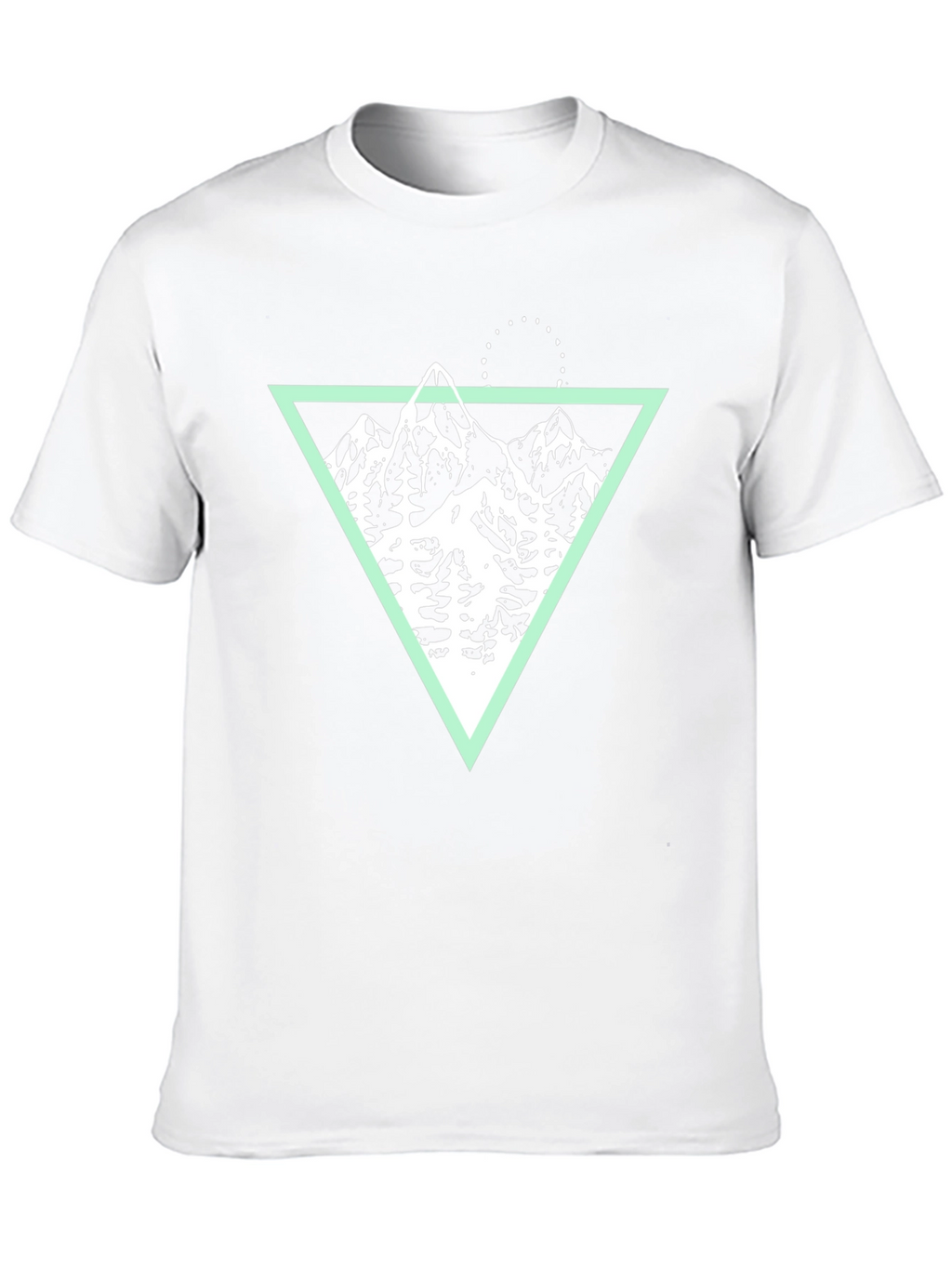 Mountain Graphic Tee - Black Cotton Blend
