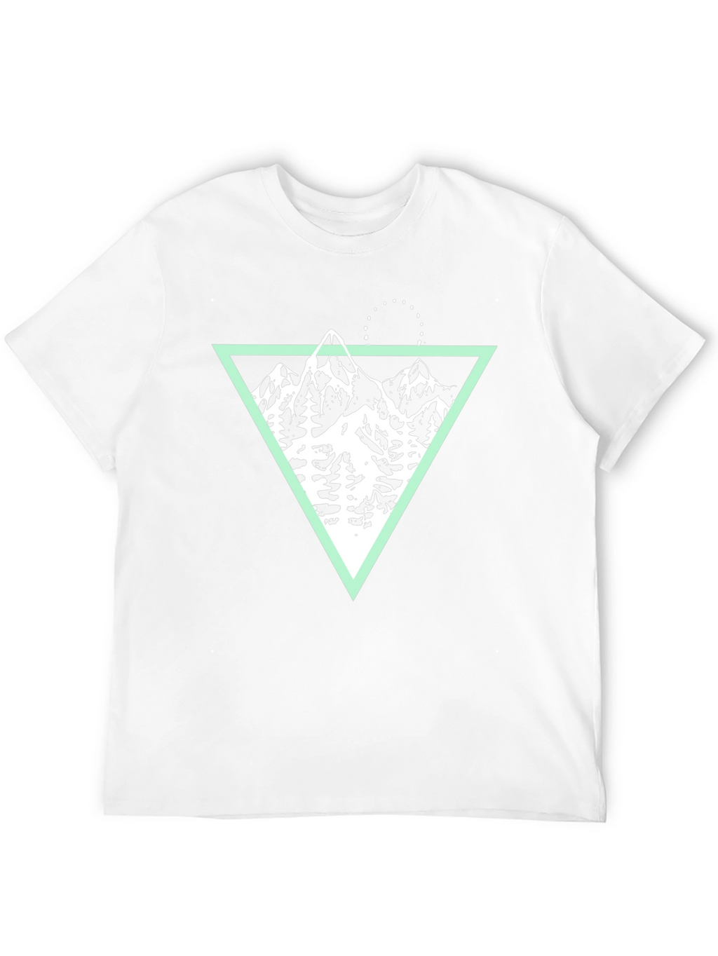 Mountain Graphic Tee - Black Cotton Blend