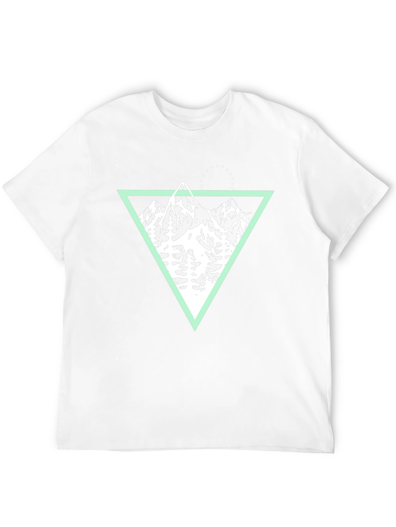 Mountain Graphic Tee - Black Cotton Blend