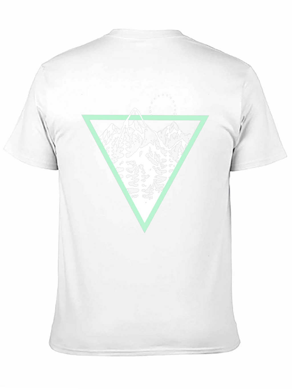 Mountain Graphic Tee - Black Cotton Blend