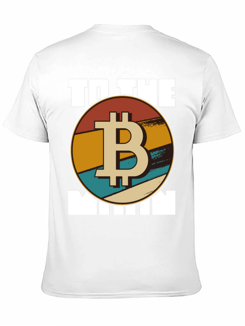 Bitcoin To The Moon T-Shirt - Retro Crypto Tee