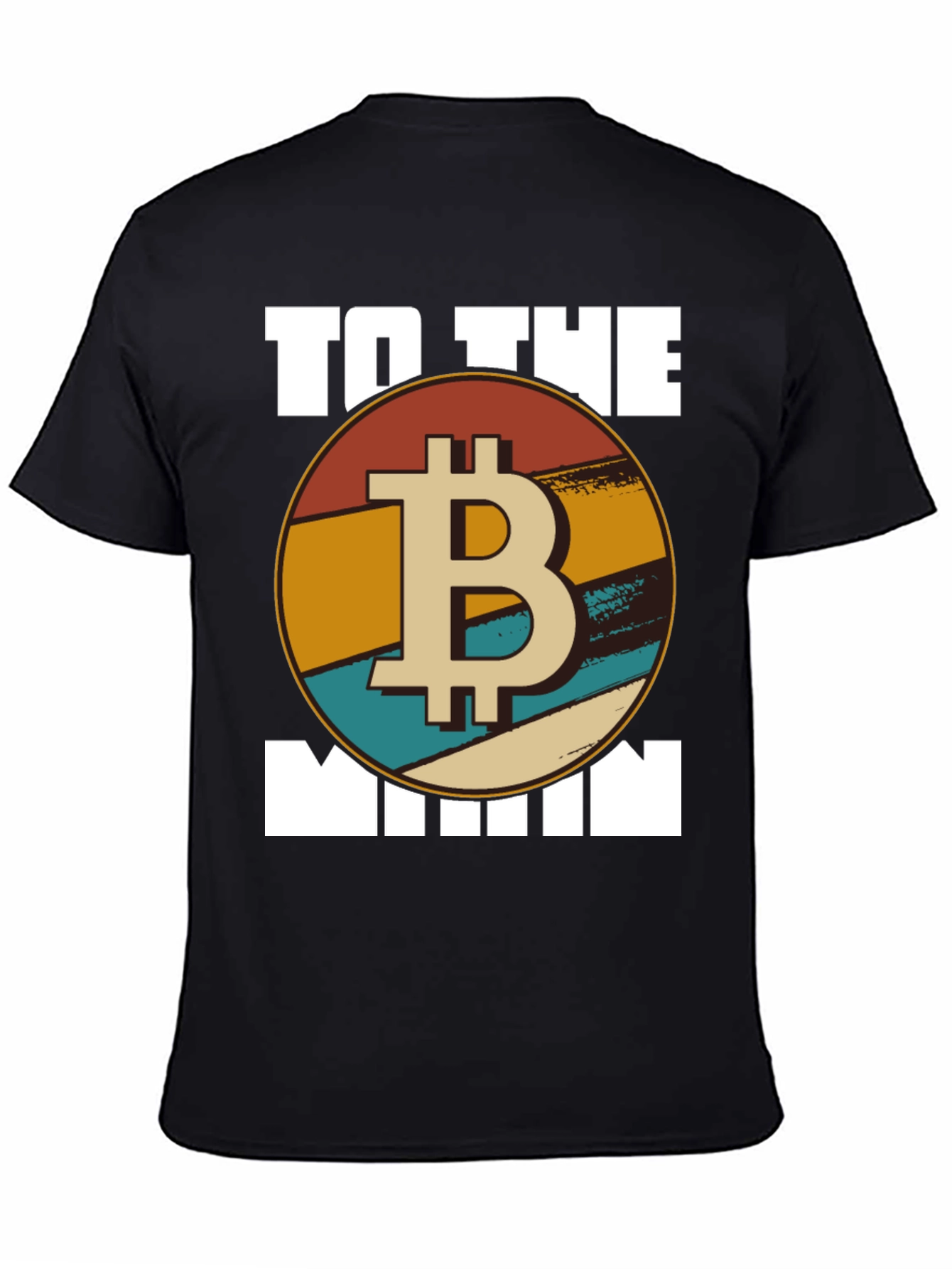 Bitcoin To The Moon T-Shirt - Retro Crypto Tee