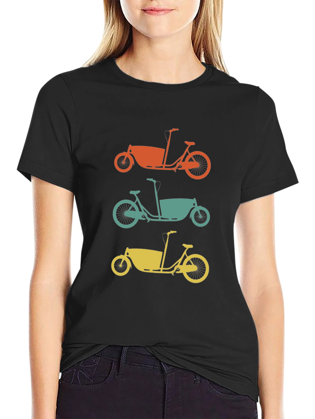Cargo Bike T-Shirt - Retro Bicycle Tee