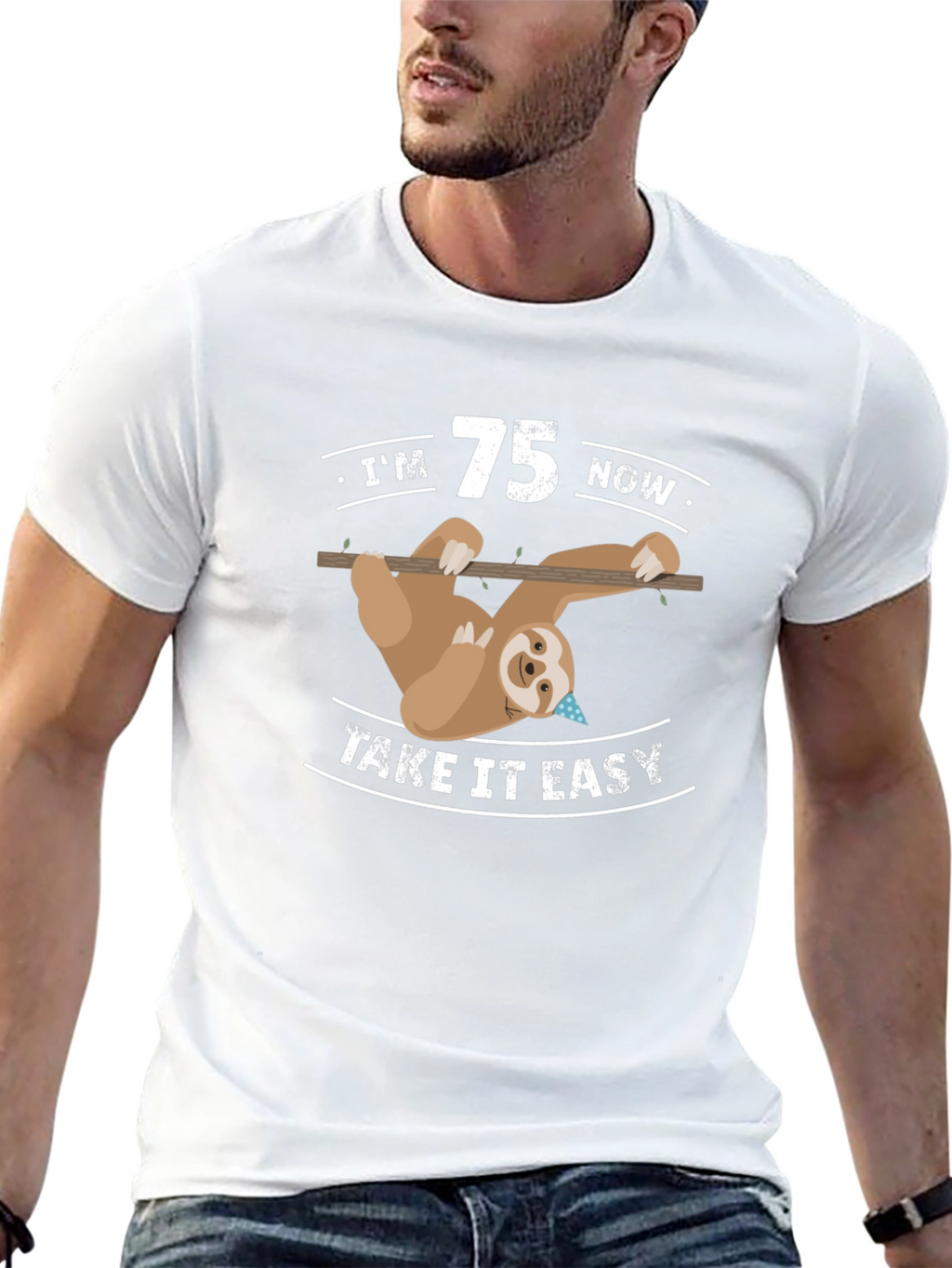 75th Birthday Sloth T-Shirt