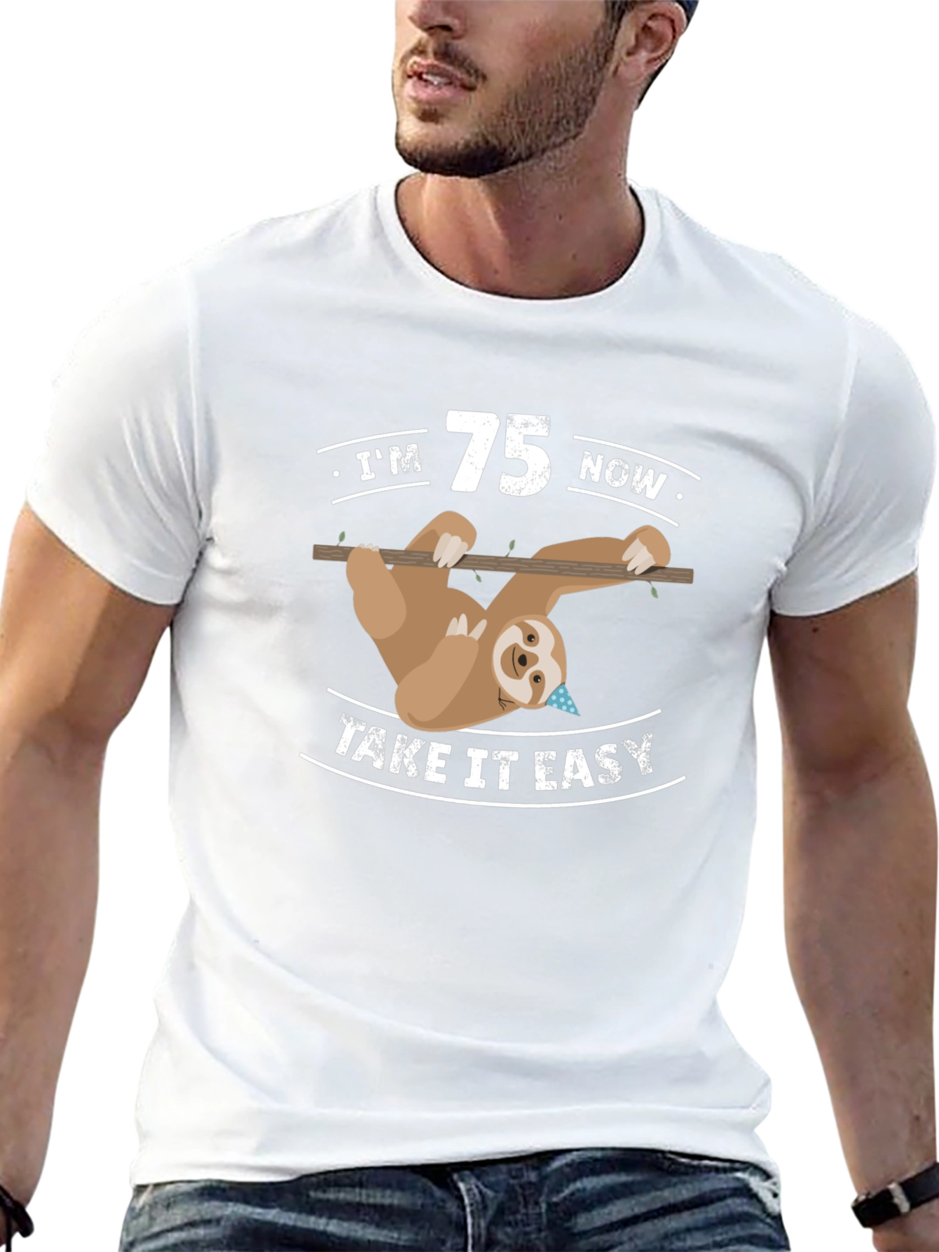 75th Birthday Sloth T-Shirt