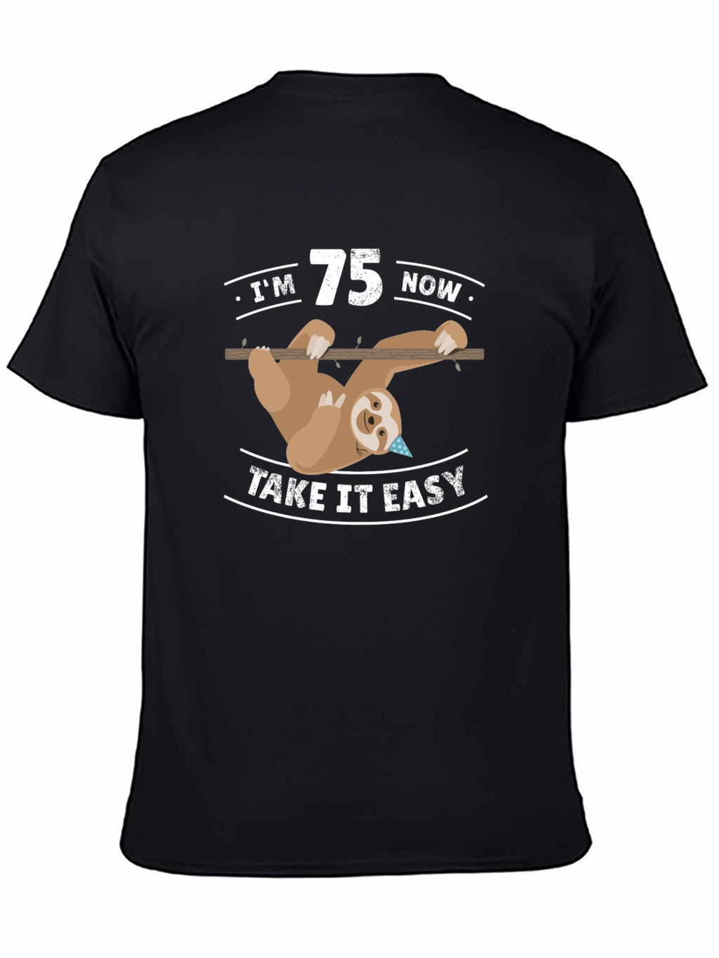 75th Birthday Sloth T-Shirt