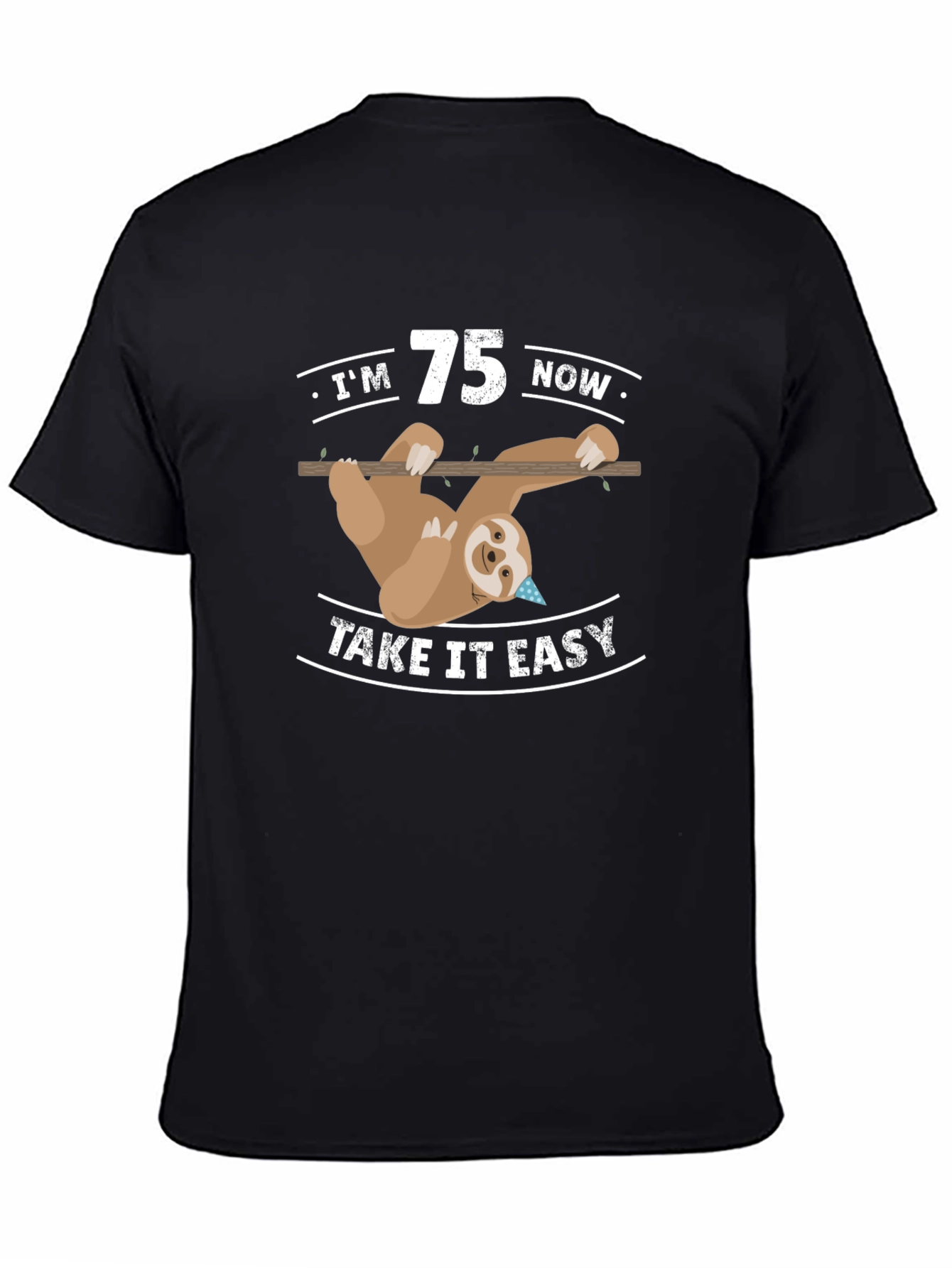 75th Birthday Sloth T-Shirt