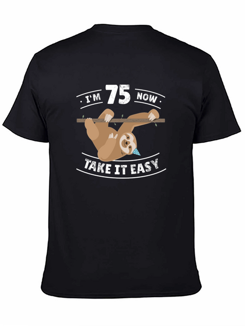 75th Birthday Sloth T-Shirt