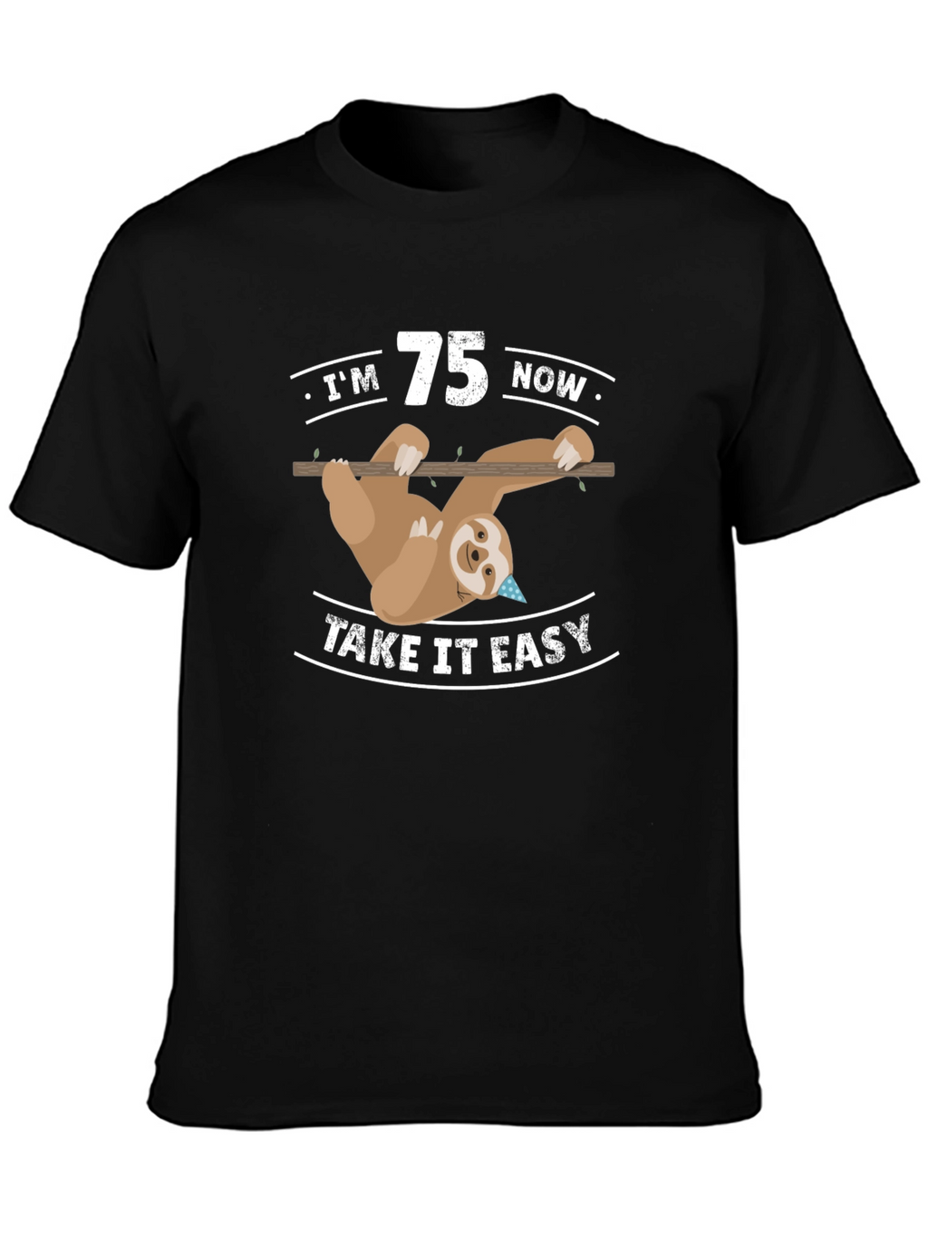 75th Birthday Sloth T-Shirt