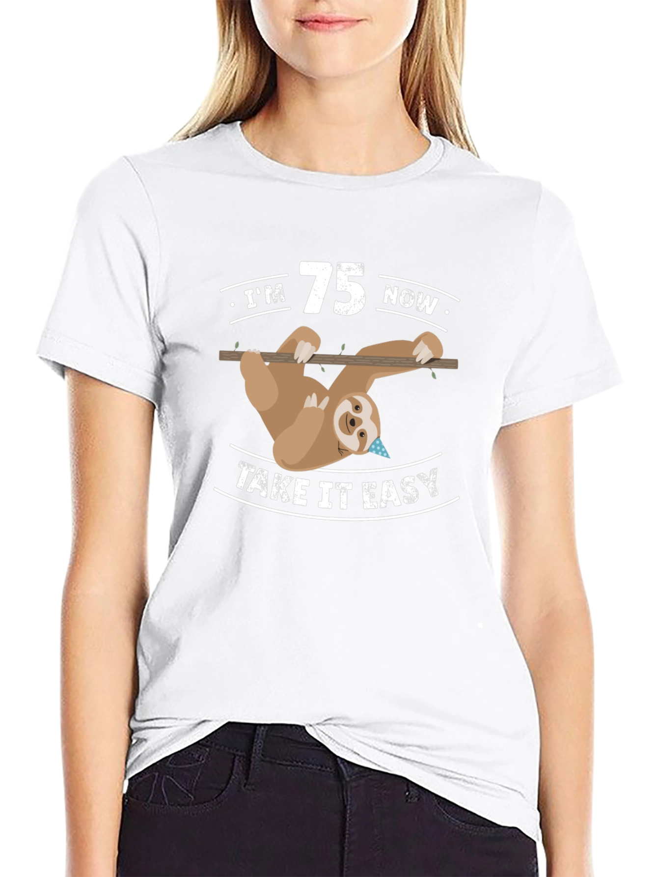 75th Birthday Sloth T-Shirt