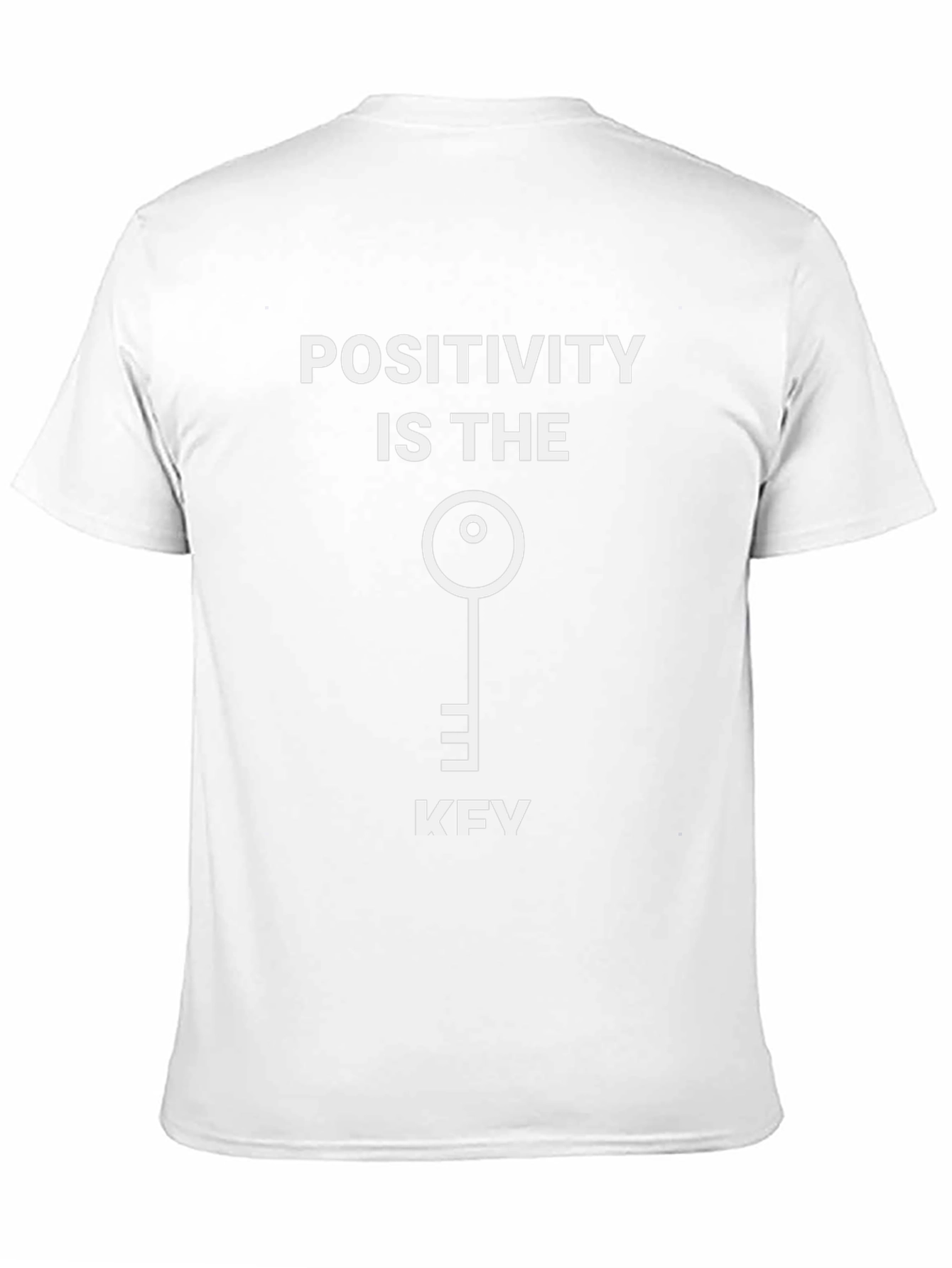 Positivity is the Key Graphic Tee - Black
