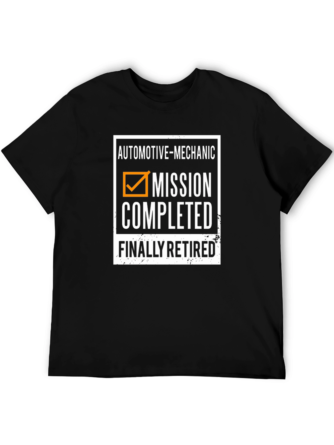 Automotive Mechanic Retirement T-Shirt: Mission Completed