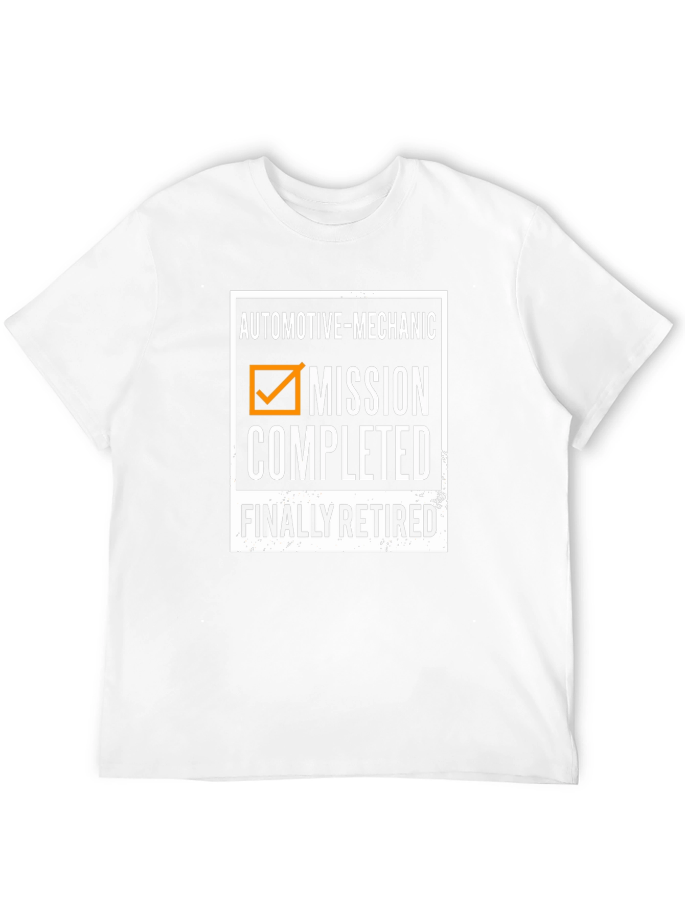 Automotive Mechanic Retirement T-Shirt: Mission Completed