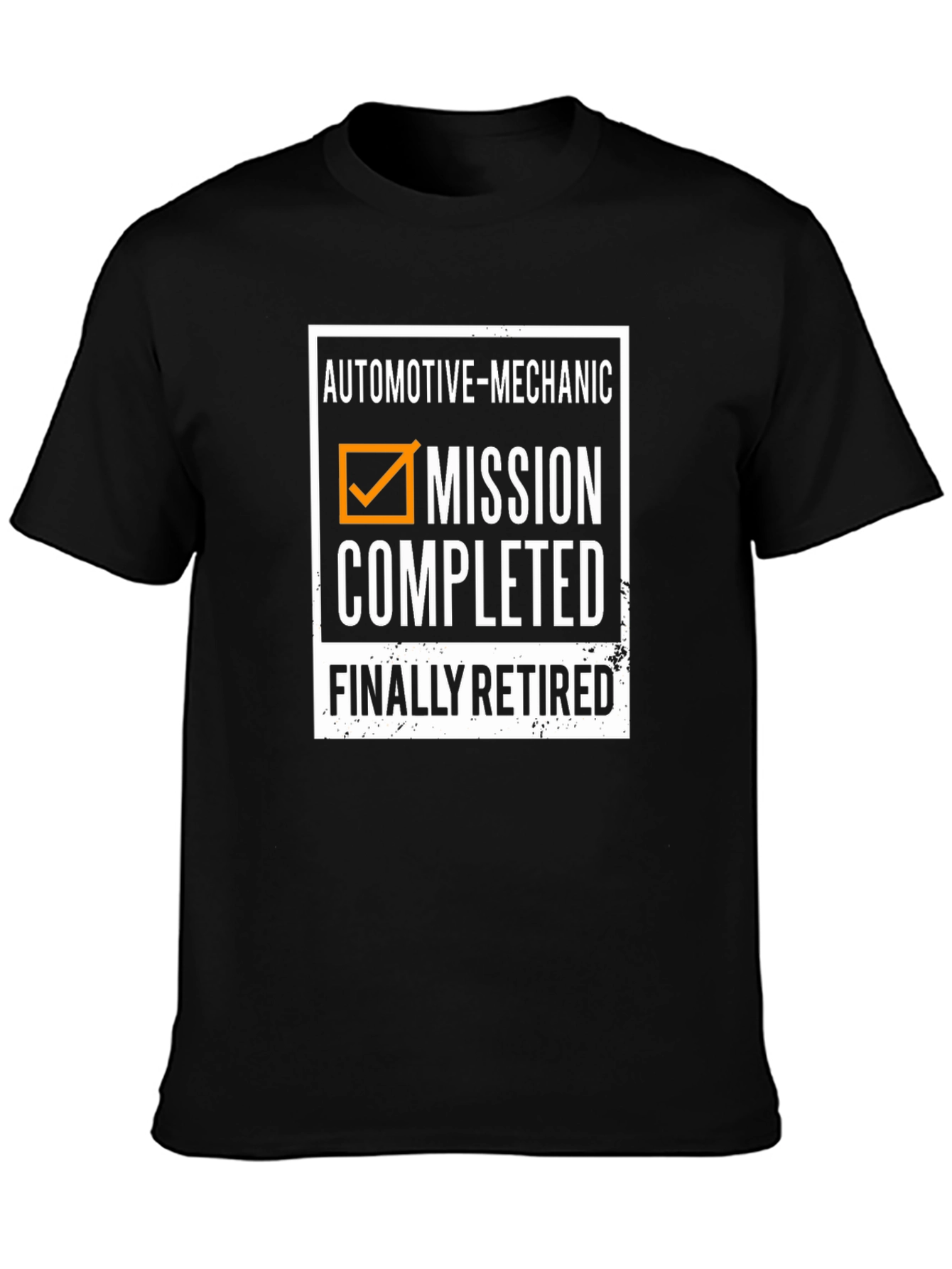 Automotive Mechanic Retirement T-Shirt: Mission Completed