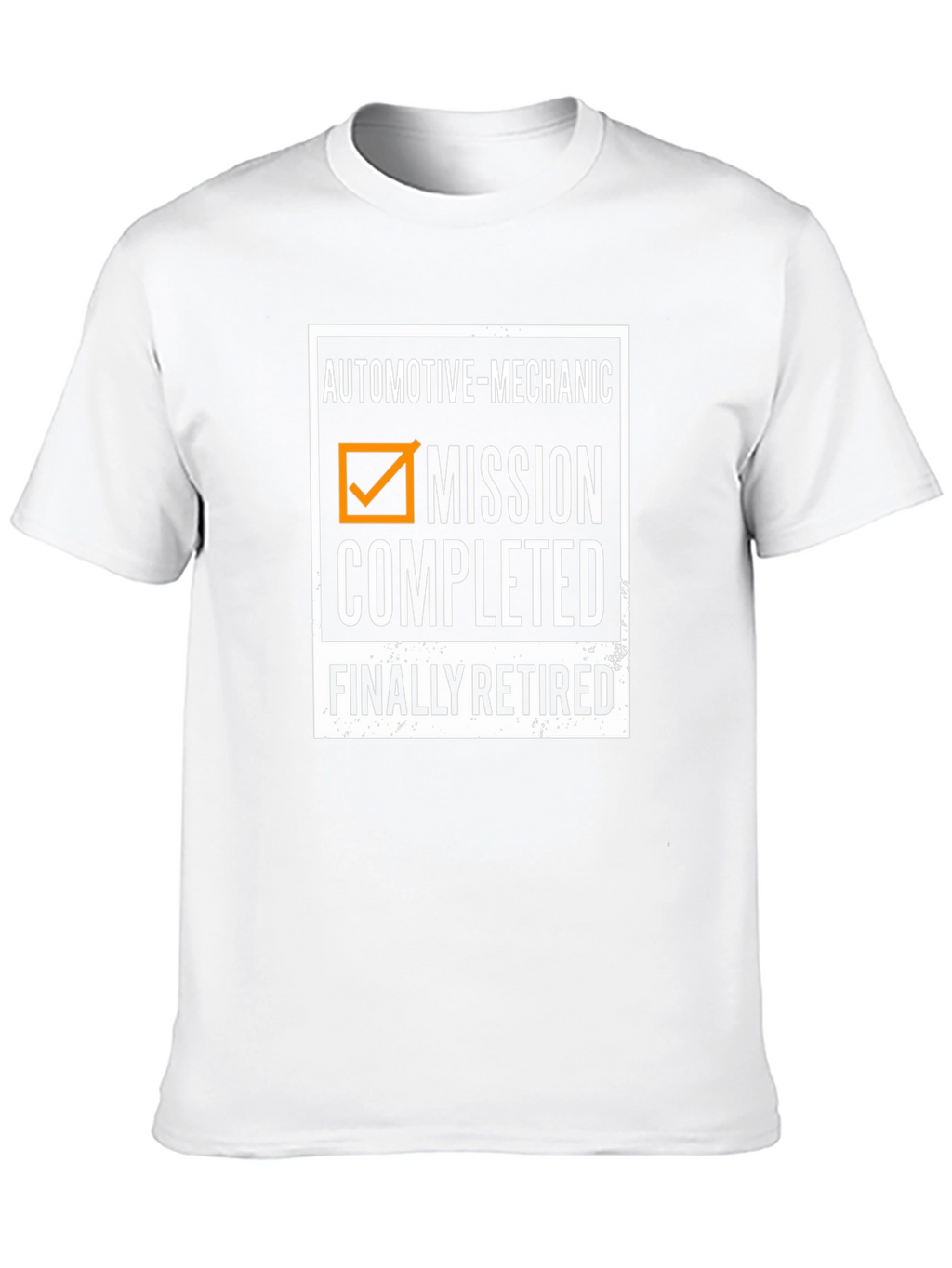 Automotive Mechanic Retirement T-Shirt: Mission Completed