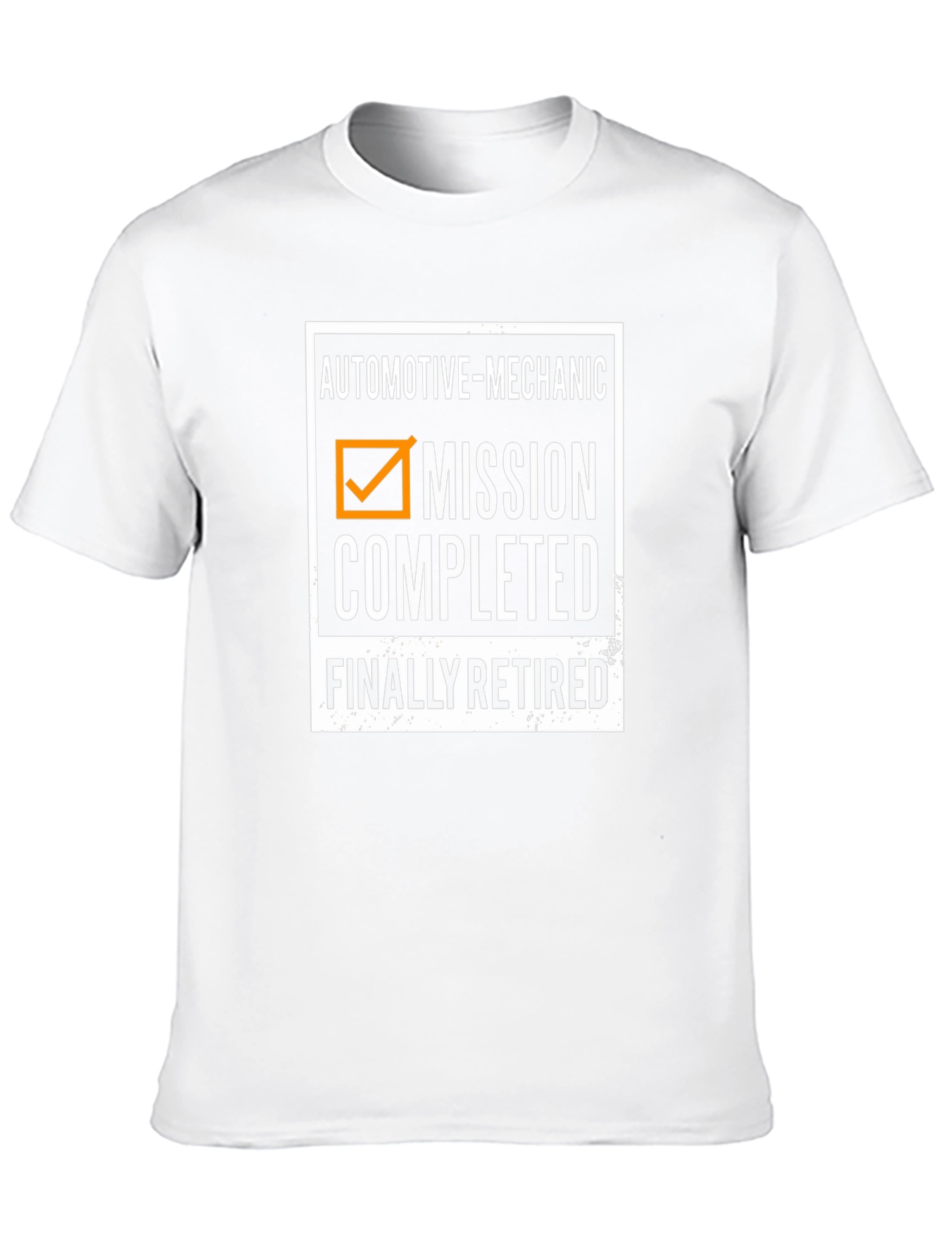 Automotive Mechanic Retirement T-Shirt: Mission Completed