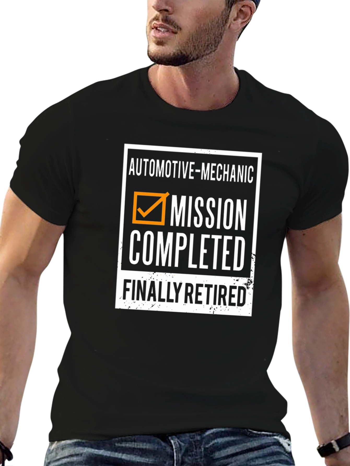 Automotive Mechanic Retirement T-Shirt: Mission Completed