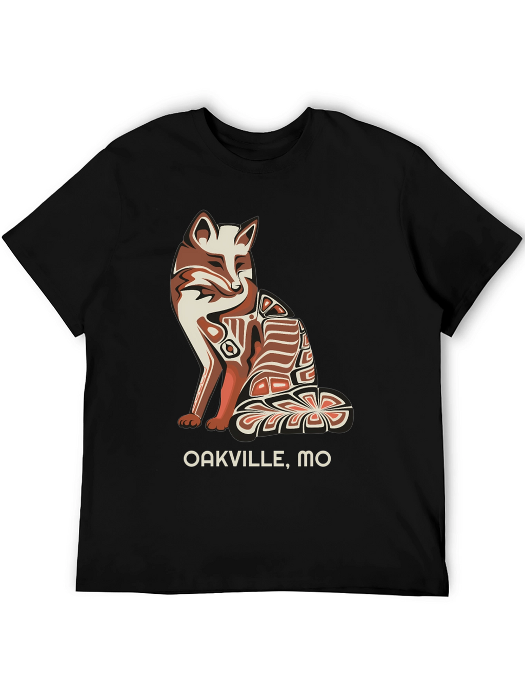 Oakville MO Fox Graphic Tee - Black