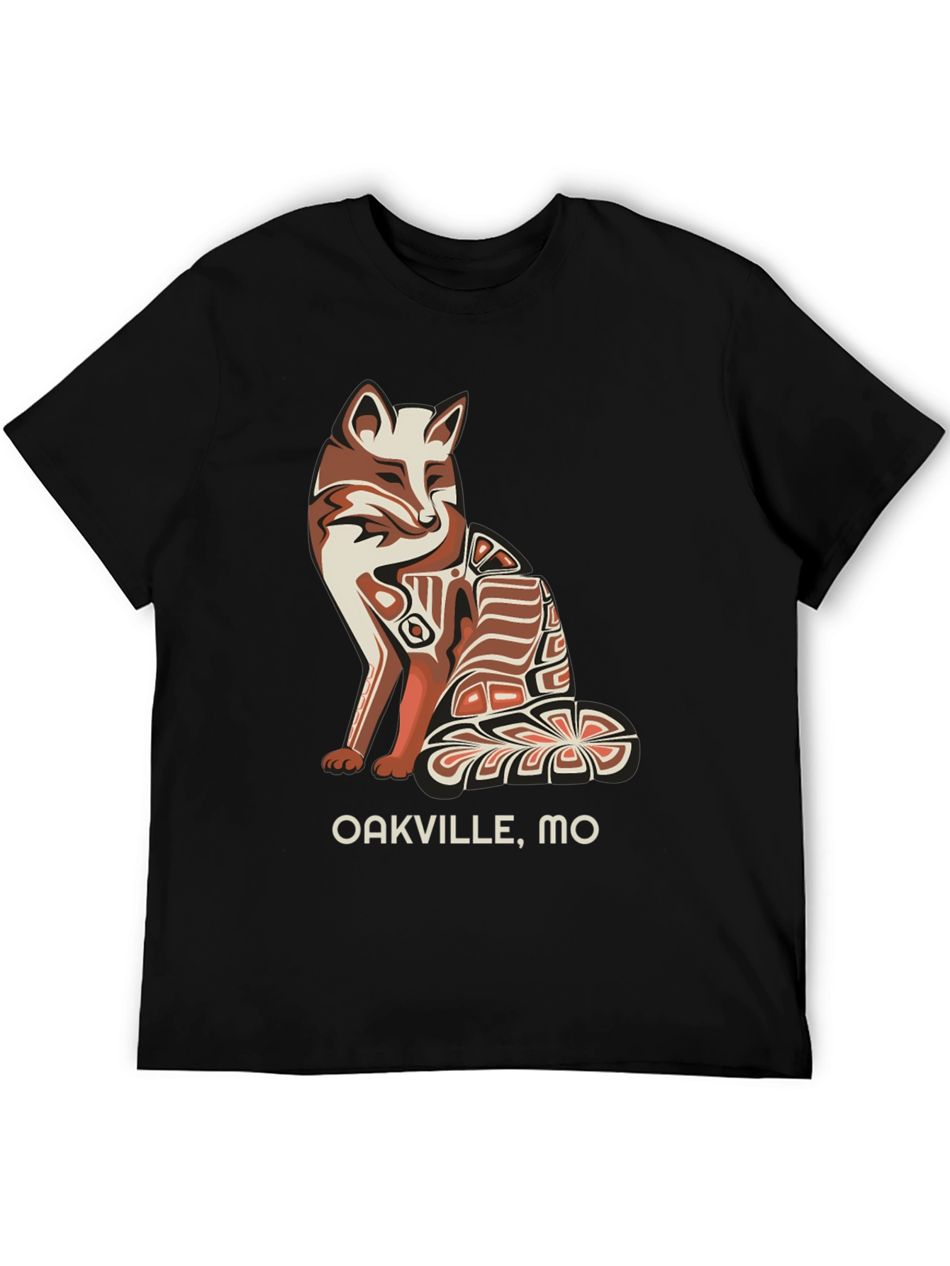 Oakville MO Fox Graphic Tee - Black