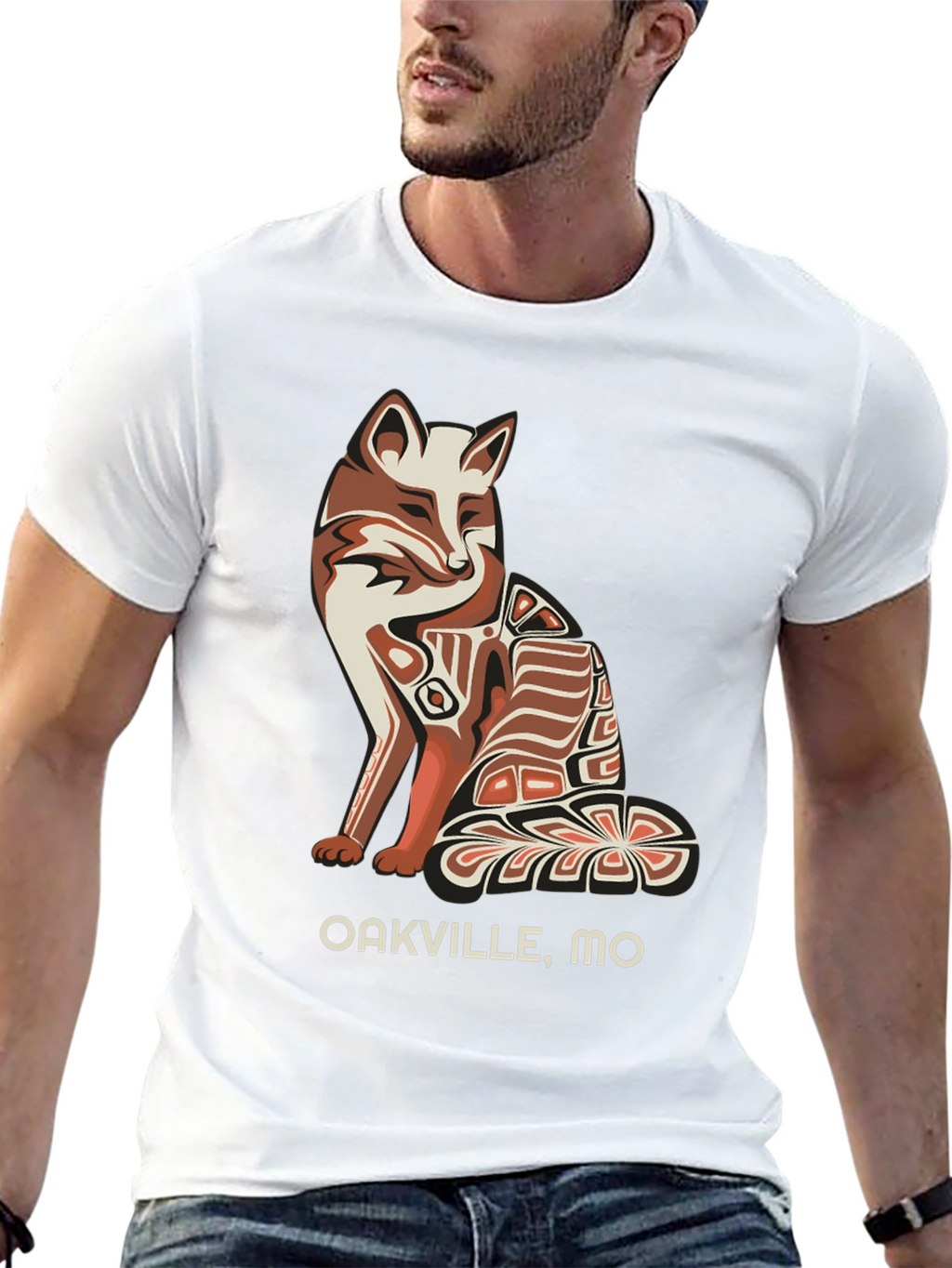 Oakville MO Fox Graphic Tee - Black