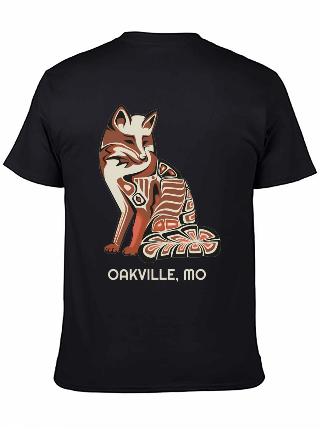 Oakville MO Fox Graphic Tee - Black