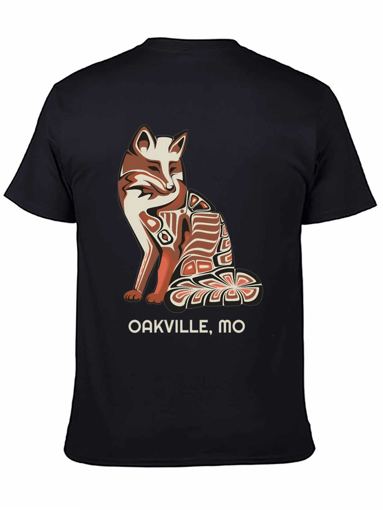 Oakville MO Fox Graphic Tee - Black