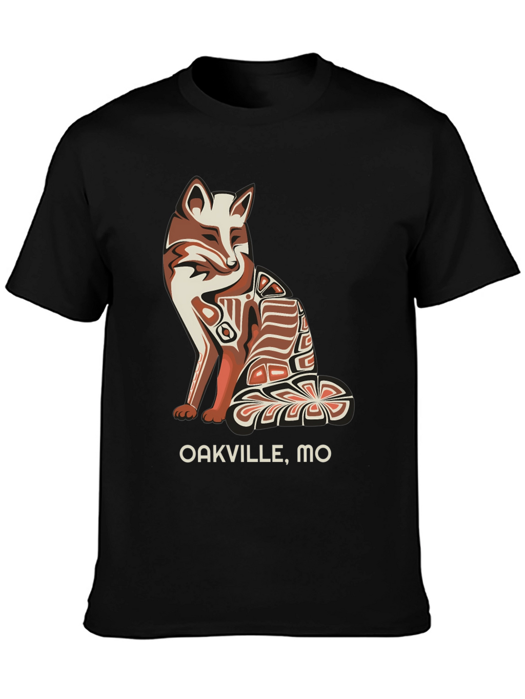 Oakville MO Fox Graphic Tee - Black