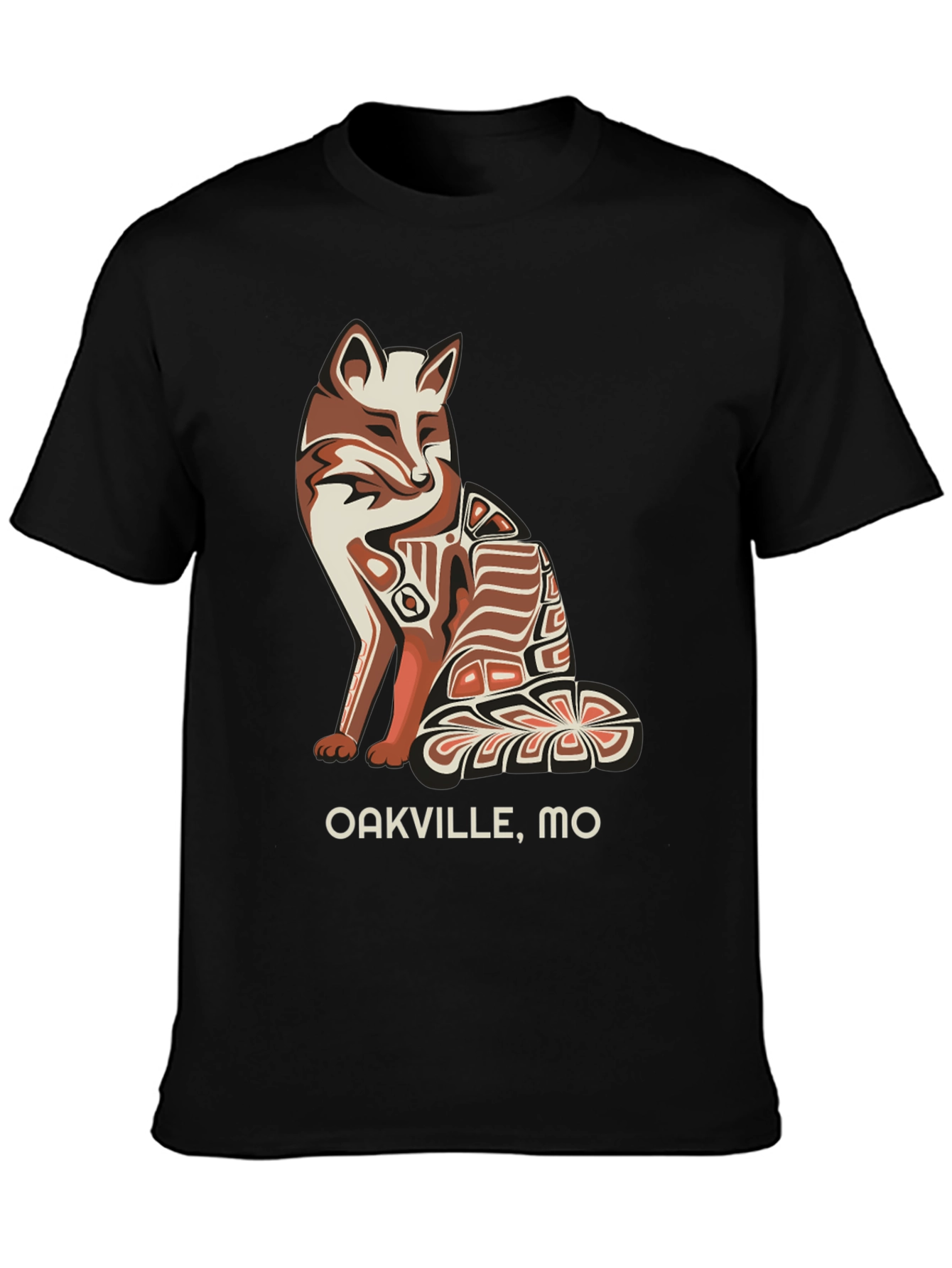 Oakville MO Fox Graphic Tee - Black