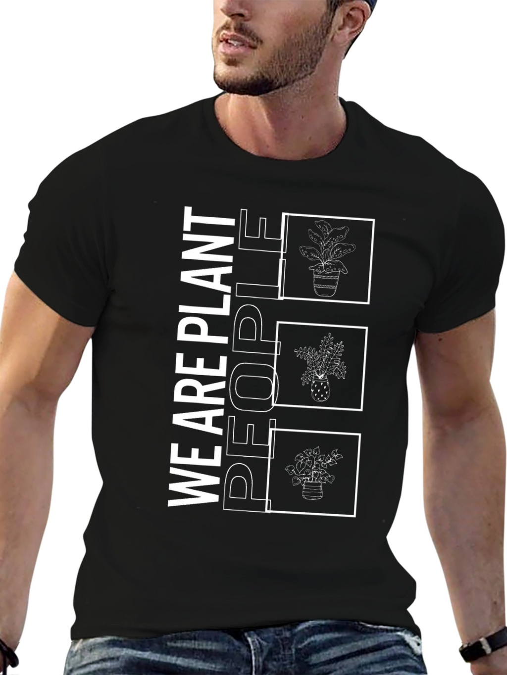 Plant People Black Graphic Tee