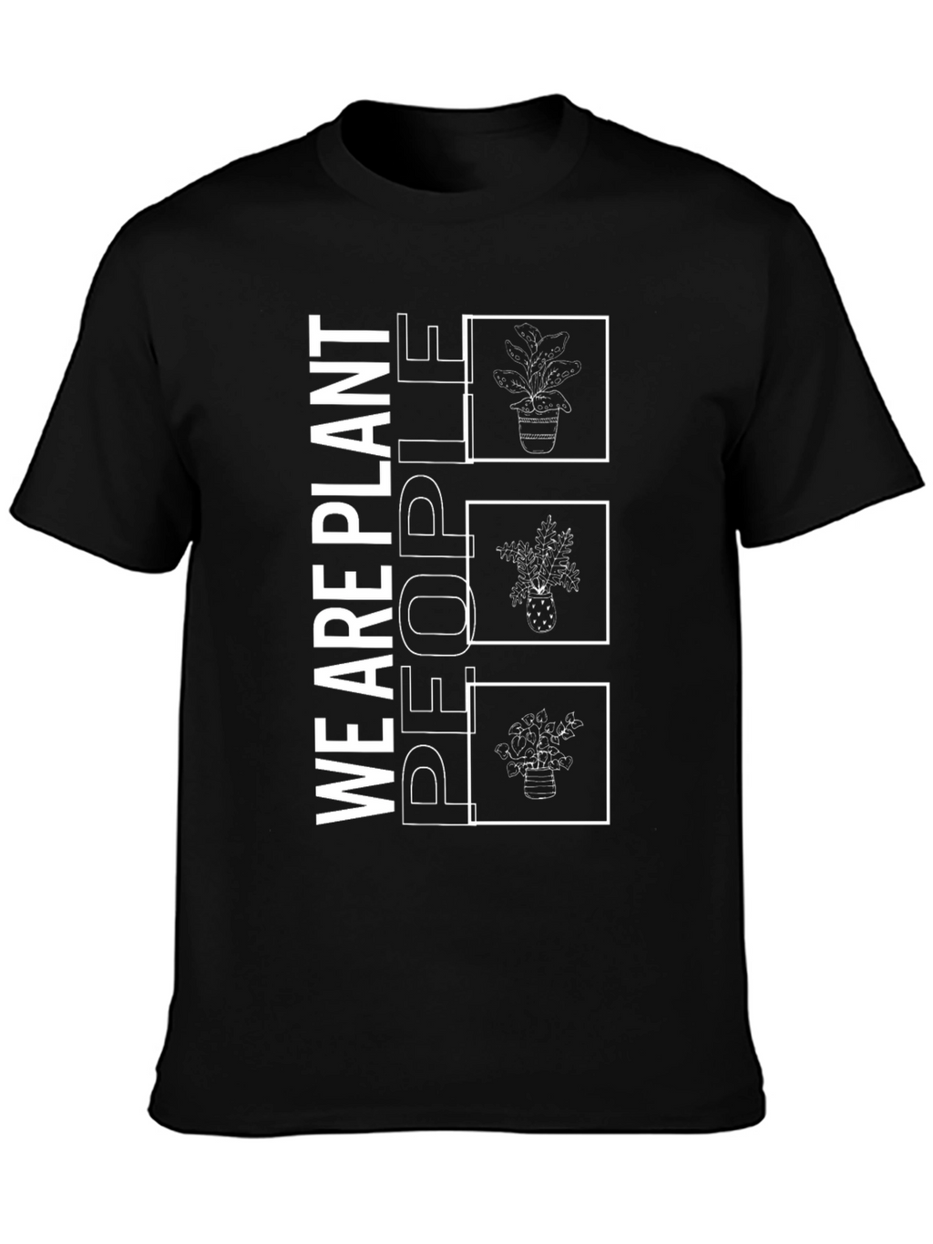 Plant People Black Graphic Tee