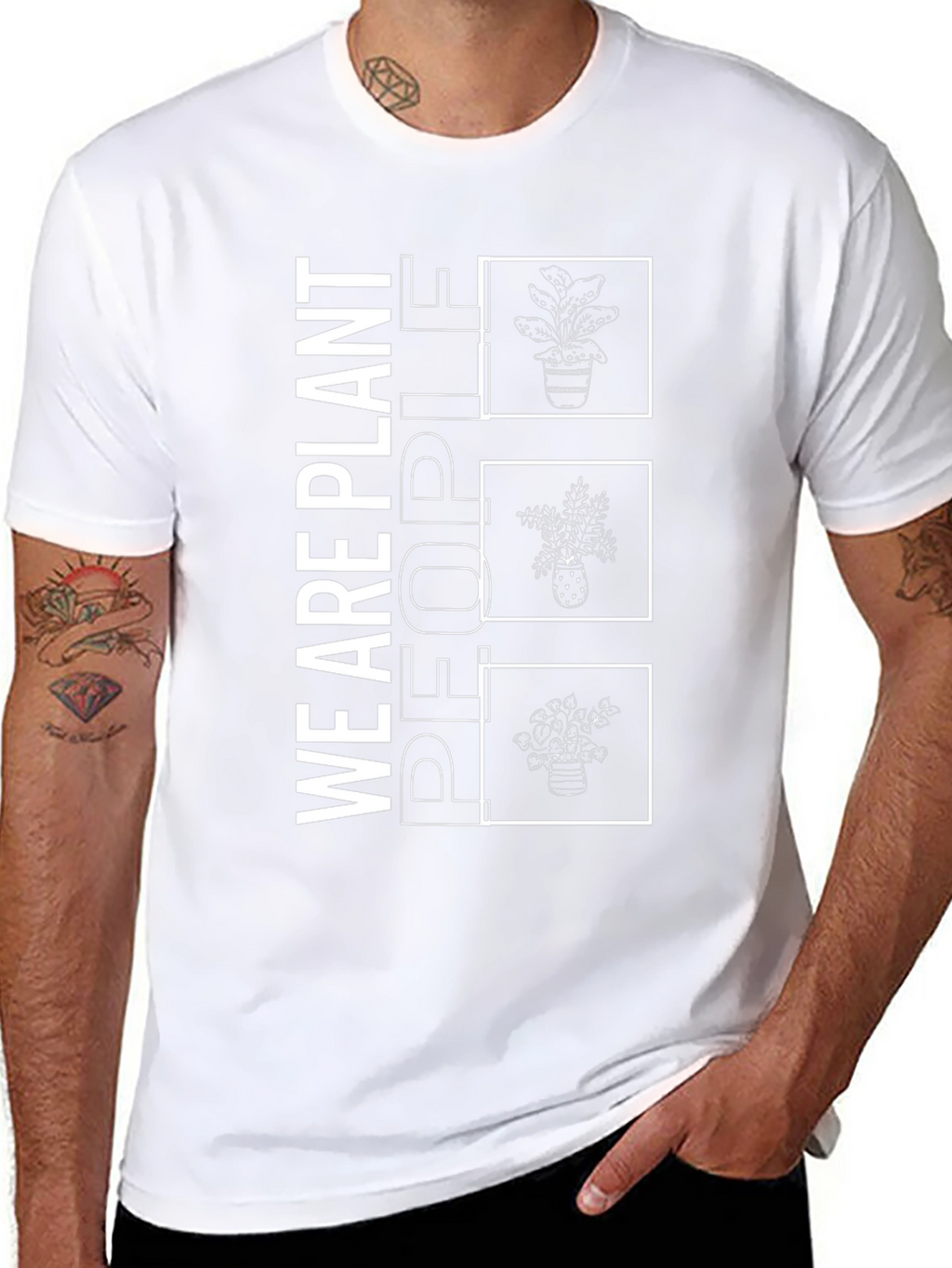Plant People Black Graphic Tee