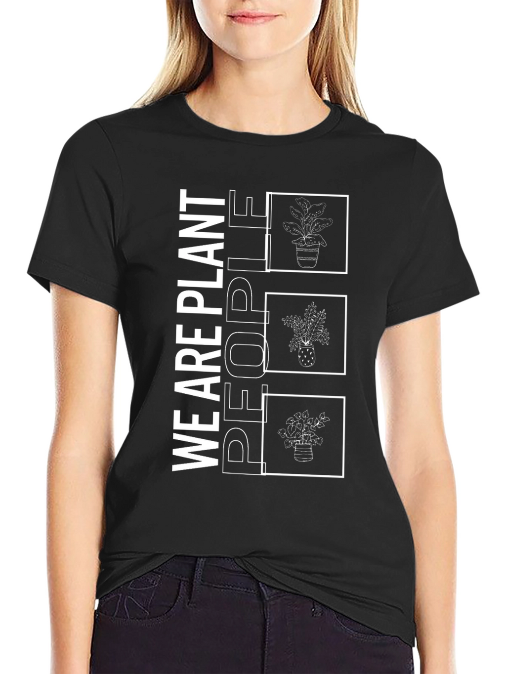 Plant People Black Graphic Tee