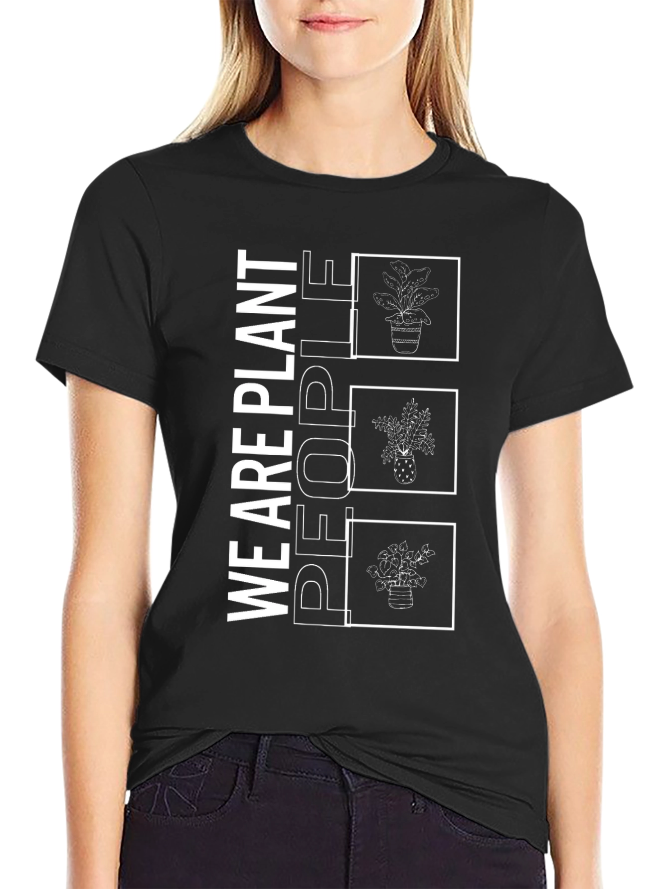 Plant People Black Graphic Tee
