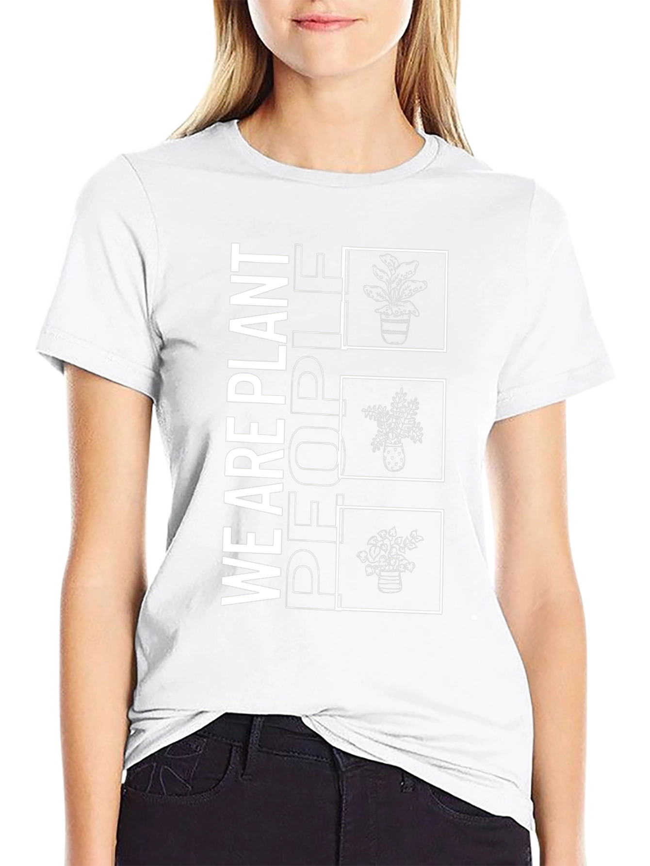 Plant People Black Graphic Tee