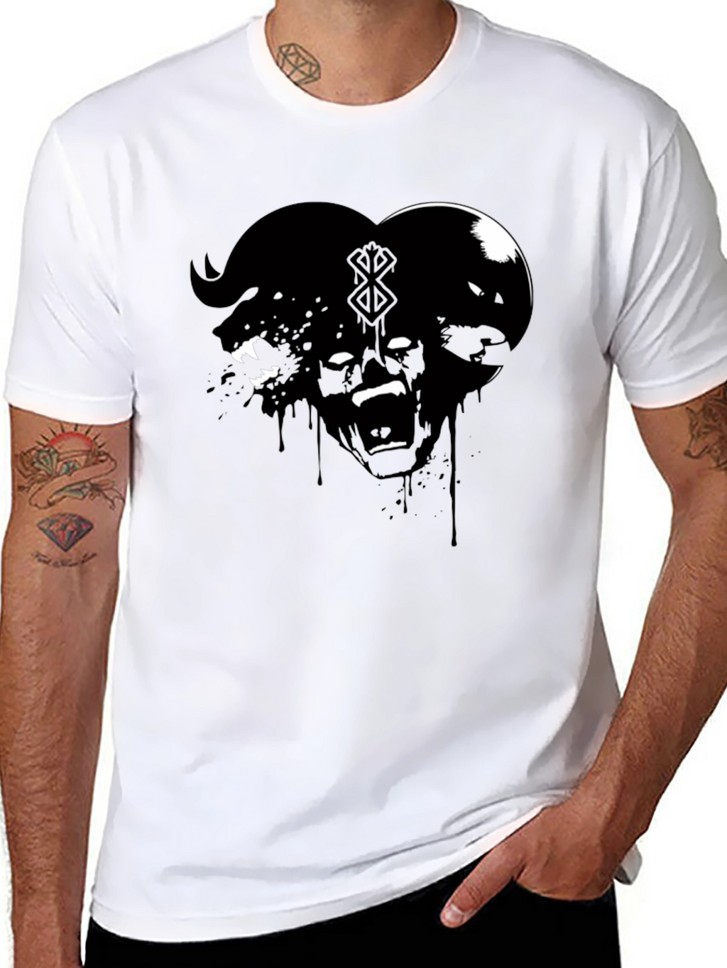 Berserk Graphic Tee - Black Anime T-Shirt