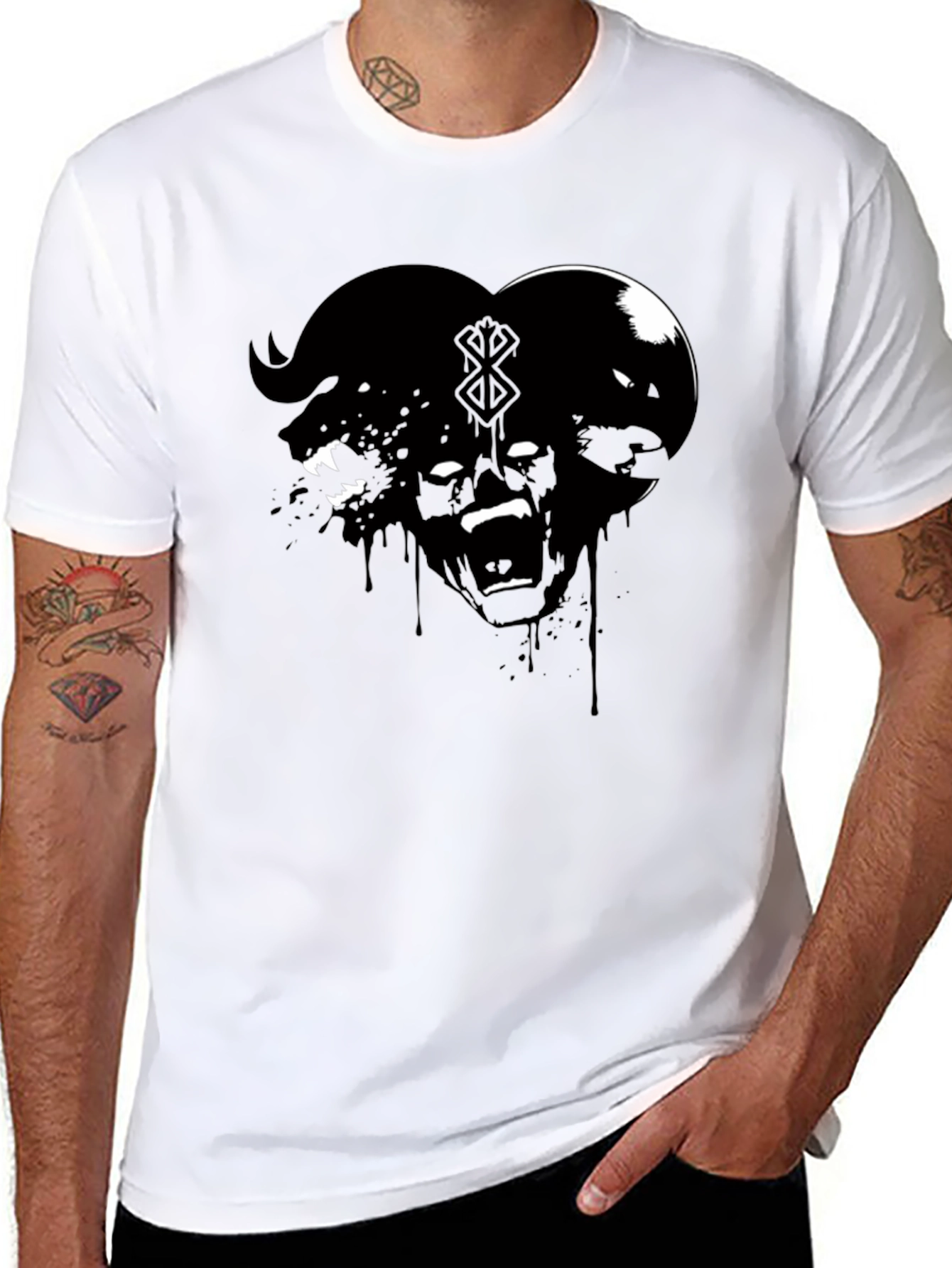 Berserk Graphic Tee - Black Anime T-Shirt