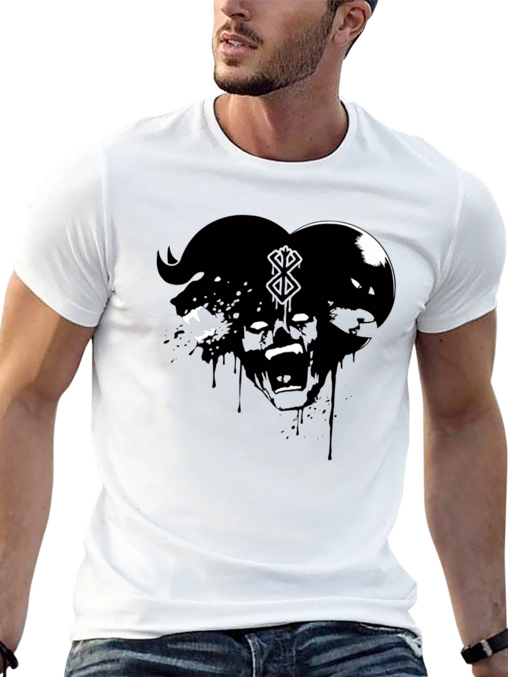 Berserk Graphic Tee - Black Anime T-Shirt