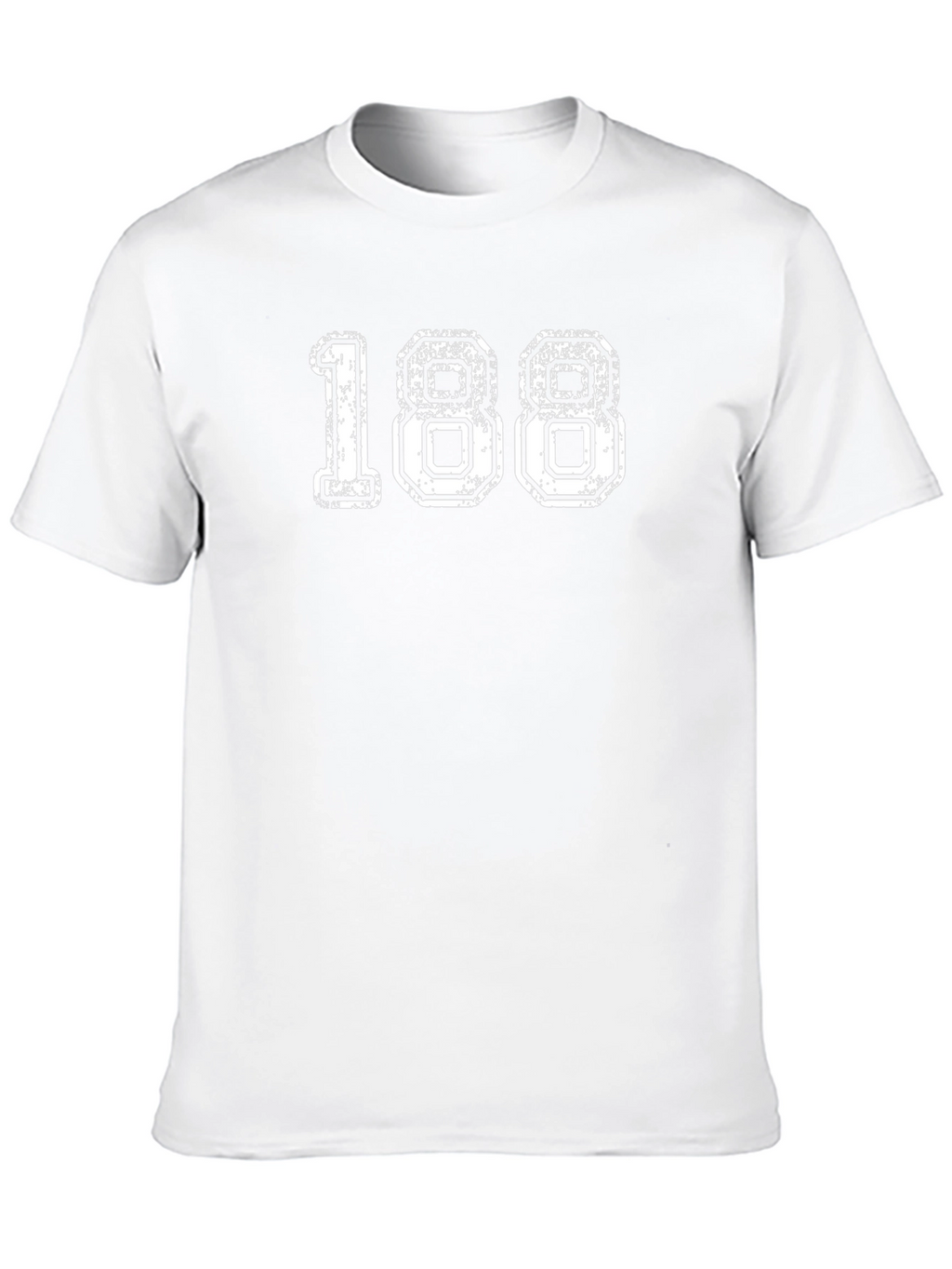 Retro Number 188 Black T-Shirt