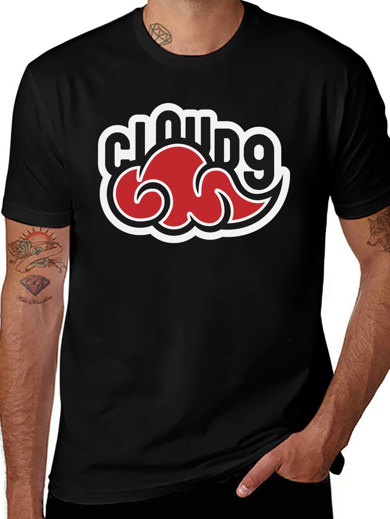 Cloud9 Akatsuki Style Black T-Shirt