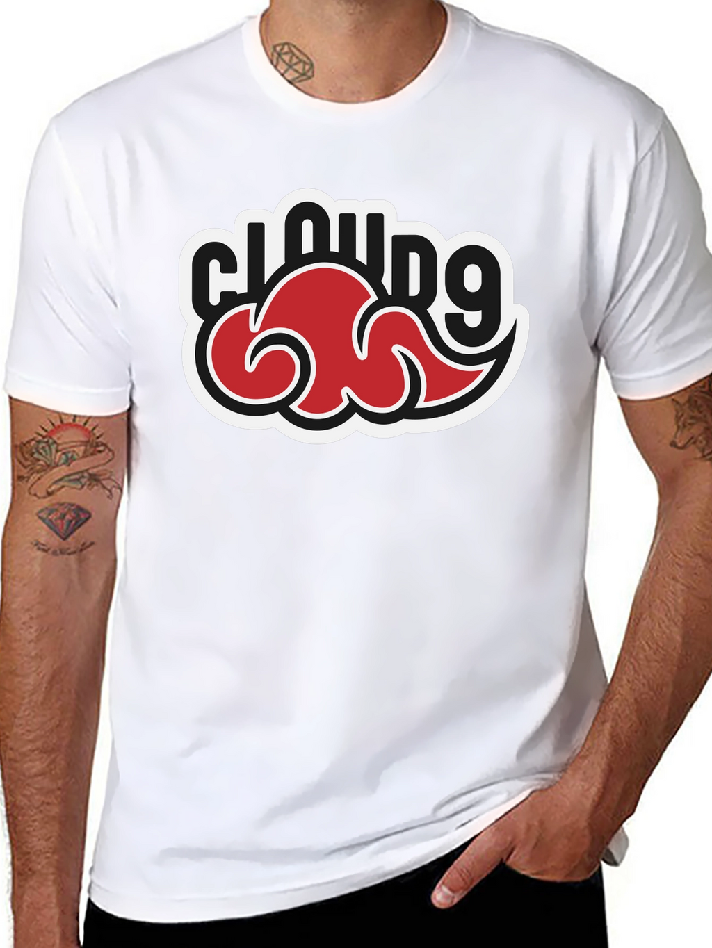Cloud9 Akatsuki Style Black T-Shirt