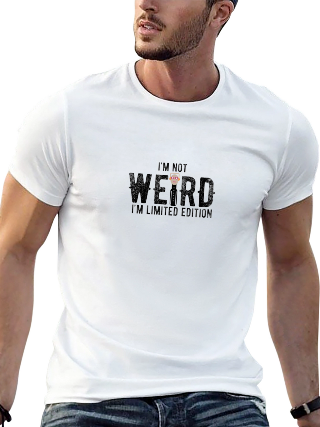 Im Not Weird Im Limited Edition Black T-Shirt