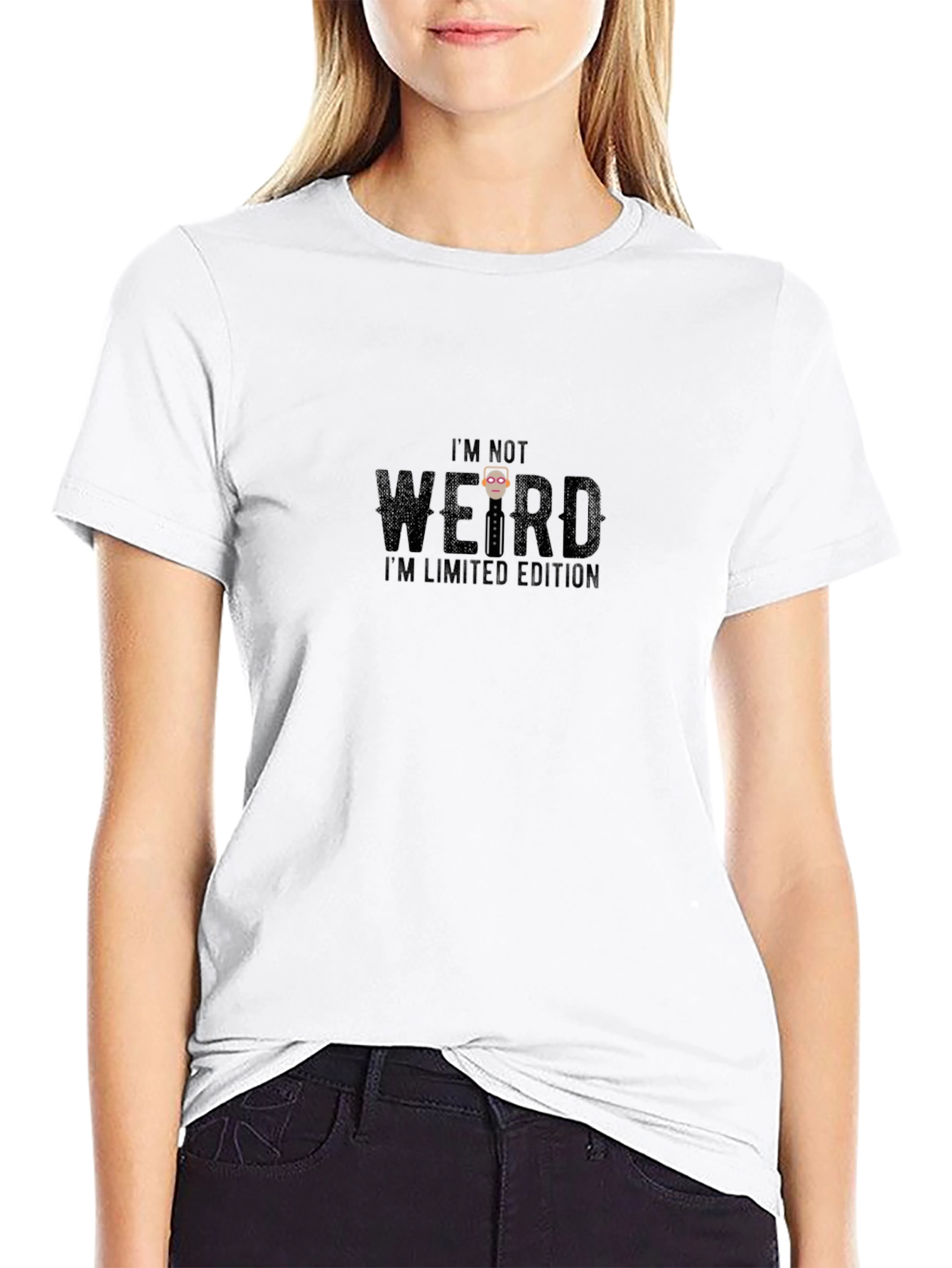 Im Not Weird Im Limited Edition Black T-Shirt