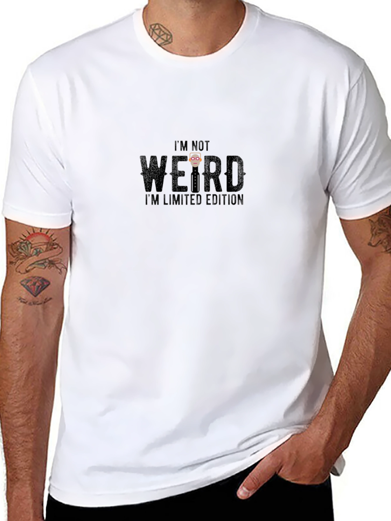 Im Not Weird Im Limited Edition Black T-Shirt