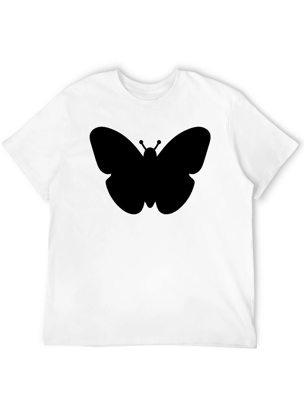Butterfly Graphic Tee - Modern Black T-Shirt