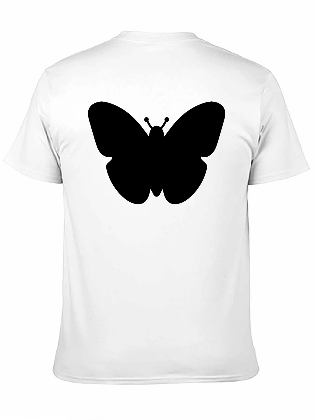 Butterfly Graphic Tee - Modern Black T-Shirt