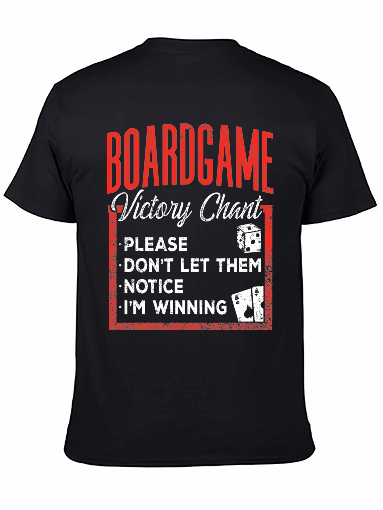 Boardgame Victory Chant T-Shirt - Funny Game Night Apparel