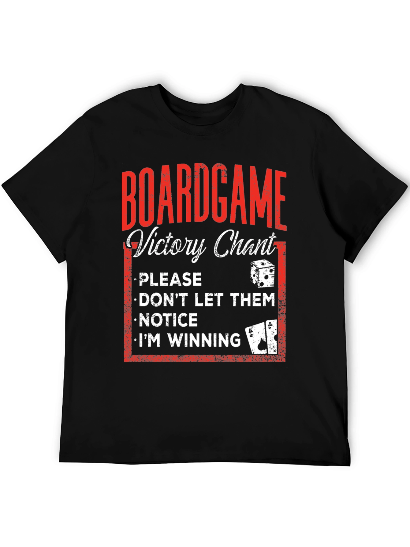 Boardgame Victory Chant T-Shirt - Funny Game Night Apparel