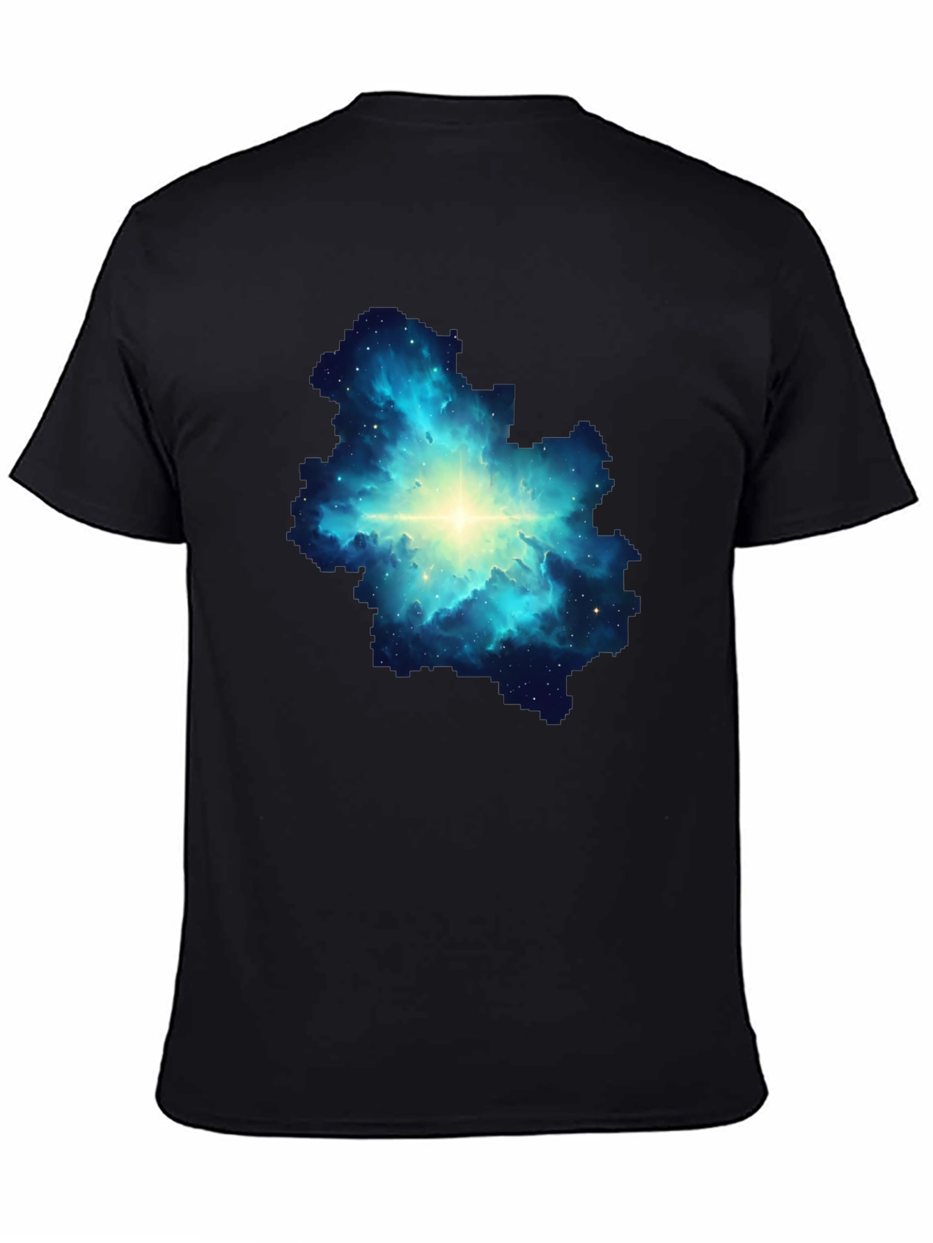 Nebula Print Black T-Shirt